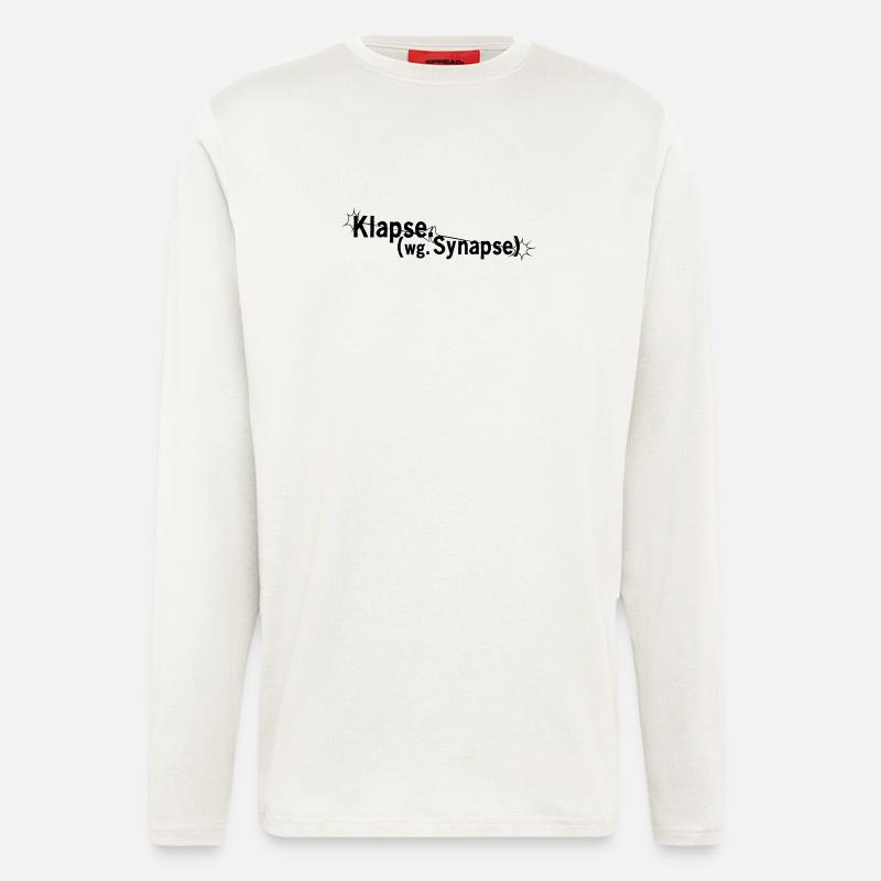 Klapse wegen Synapse - Langarmshirt - made by SPREAD  - OFF WHITE