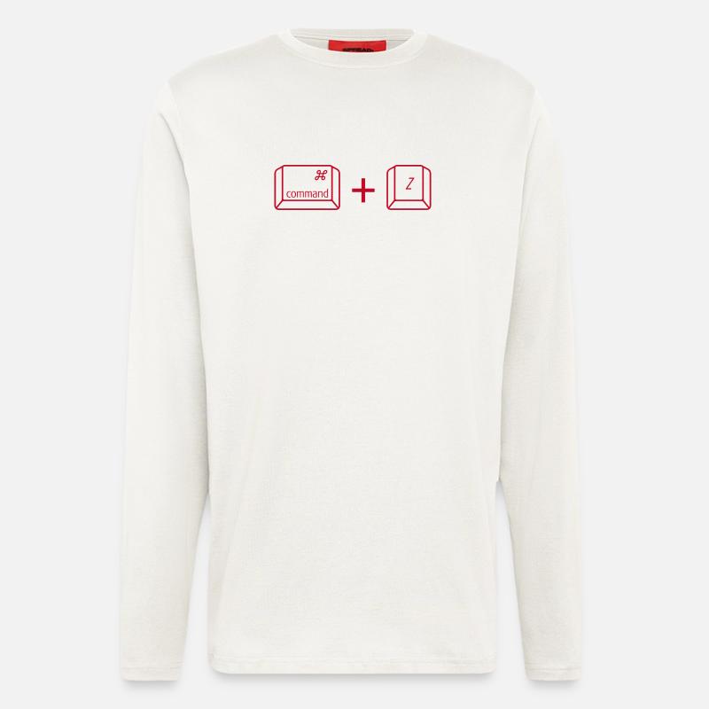 Command + Z - Langarmshirt - made by SPREAD  - OFF WHITE