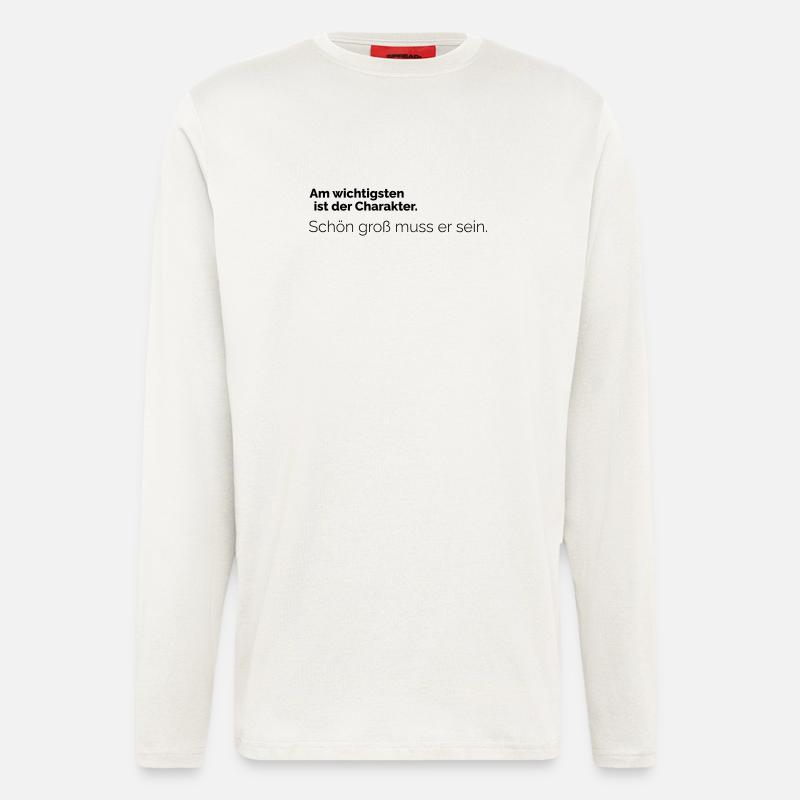 Grosser Charakter - Langarmshirt - made by SPREAD  - OFF WHITE