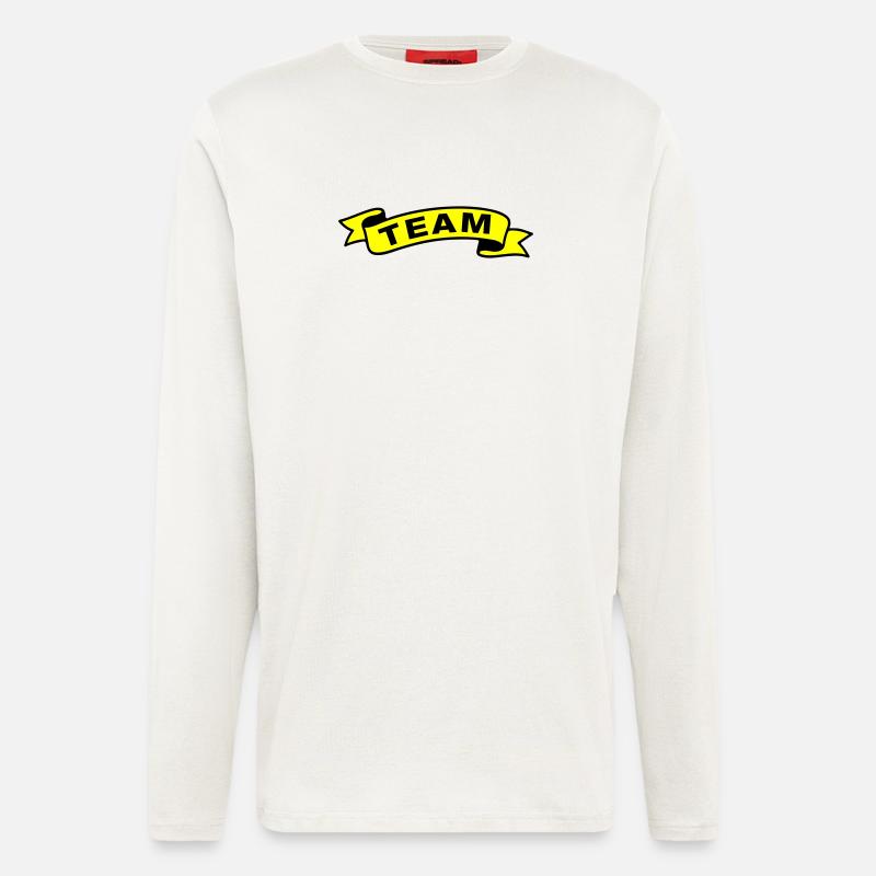Team Banderole - Langarmshirt - made by SPREAD  - OFF WHITE
