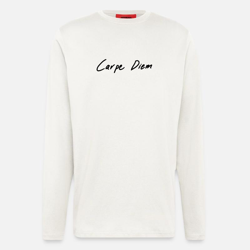 carpe diem - Langarmshirt - made by SPREAD  - OFF WHITE