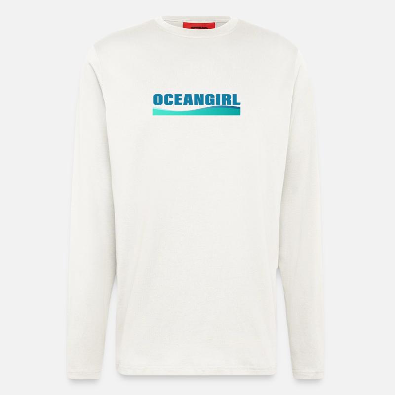 OCEANGIRL - Langarmshirt - made by SPREAD  - OFF WHITE