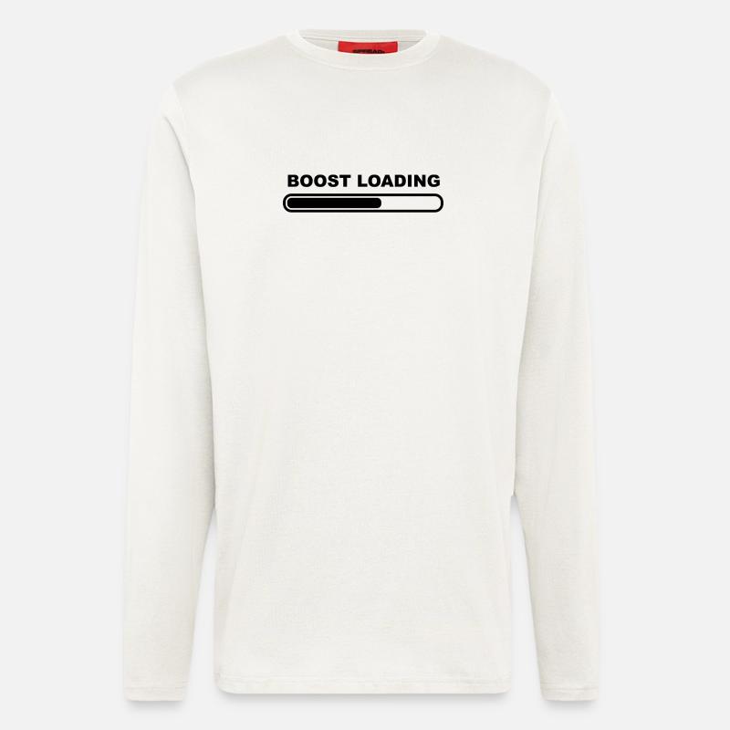 turbo car loading - Longsleeve - made by SPREAD - OFF WHITE