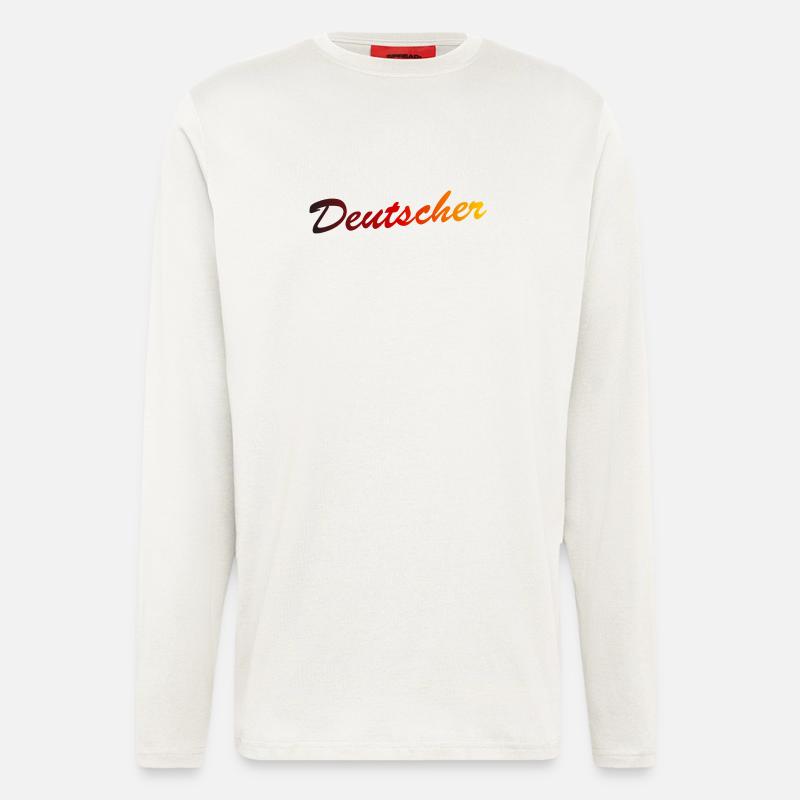 Deutscher - Langarmshirt - made by SPREAD  - OFF WHITE