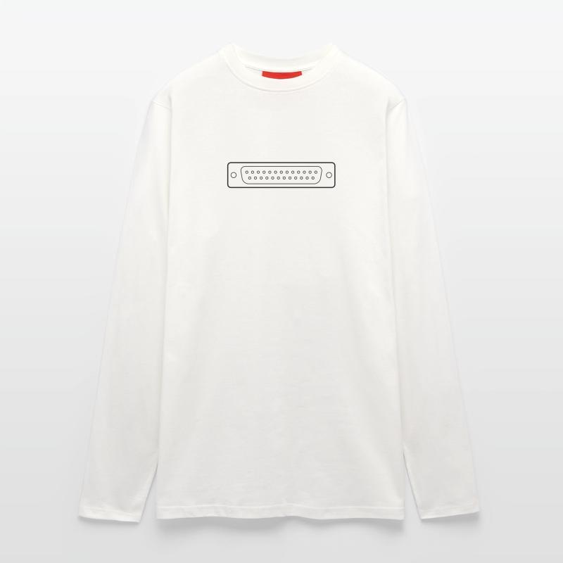 DB 25 Connector Parallel, Drucker Langarmshirt - made by SPREAD 
