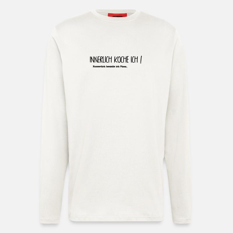 I'm boiling inside - Longsleeve - made by SPREAD  - OFF WHITE