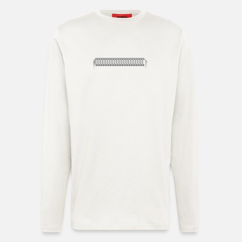 POST-SCRIPTUM H - Manches longues bio décontracté fabriqué en UE - OFF WHITE