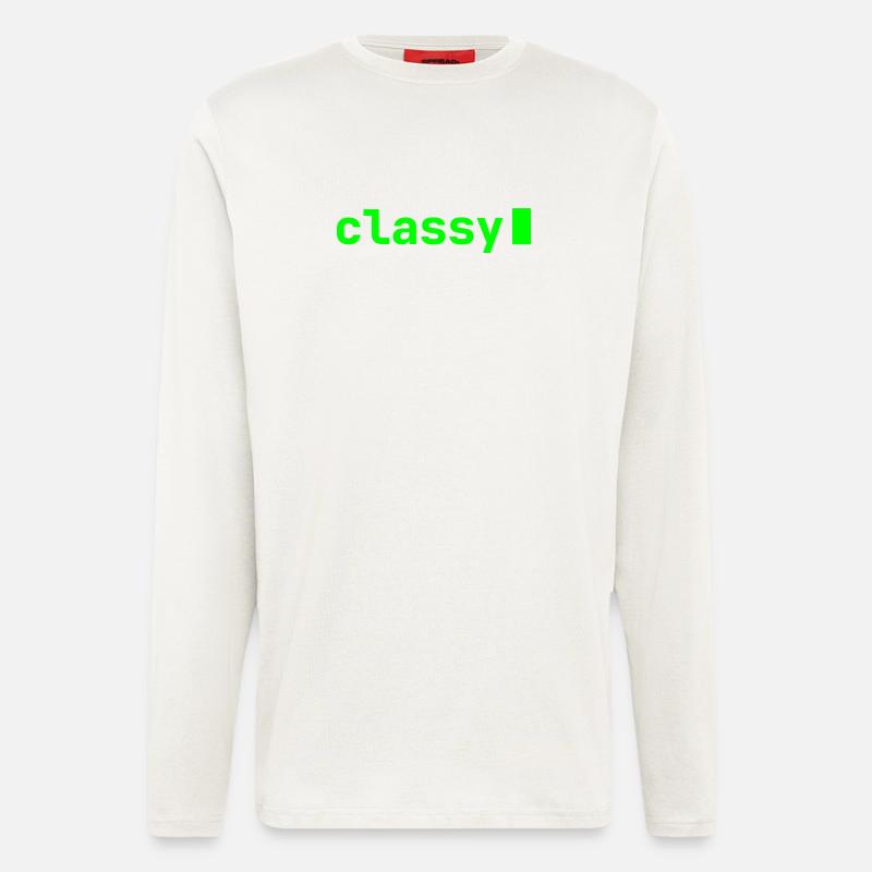 classy | Developer mood - Longsleeve - made by SPREAD - OFF WHITE