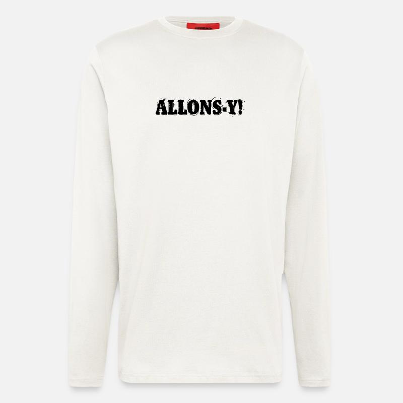 Allons-y! - Langarmshirt - made by SPREAD  - OFF WHITE