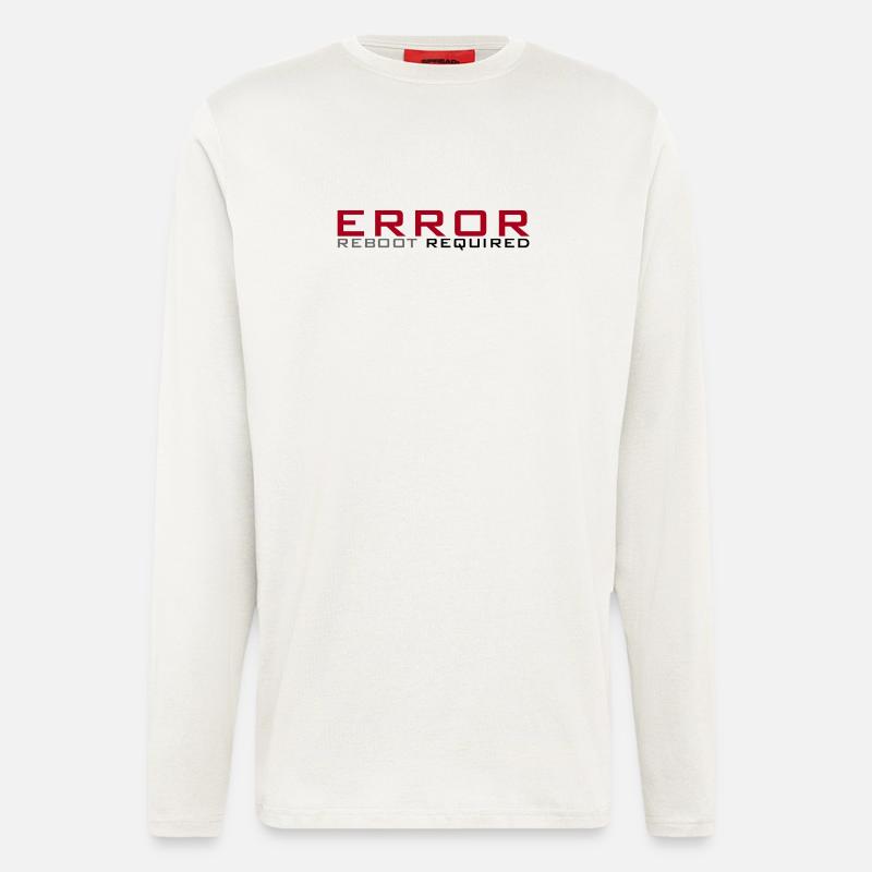 Error: Reboot required - Longsleeve - made by SPREAD  - OFF WHITE