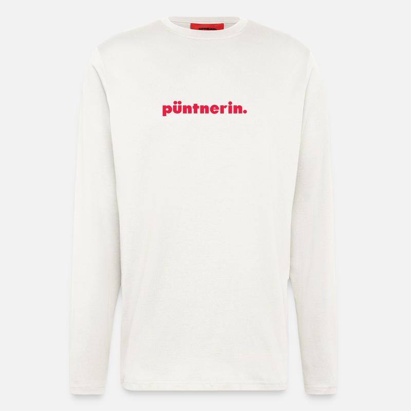 püntnerin. - Langarmshirt - made by SPREAD  - OFF WHITE