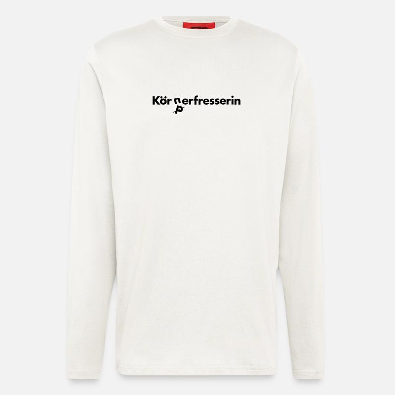 Vegetarierin - Langarmshirt - made by SPREAD  - OFF WHITE