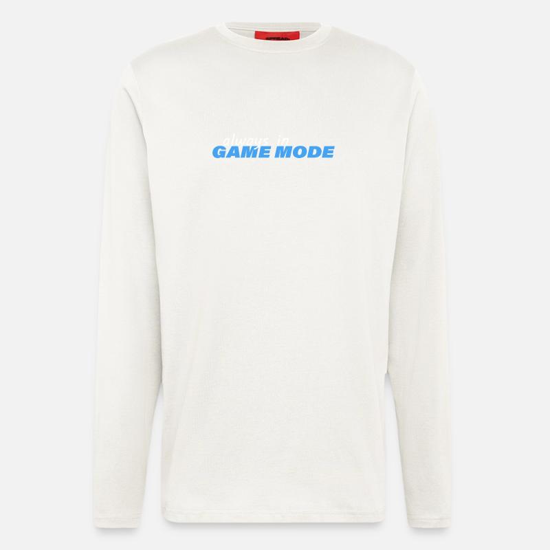 ALWAYS IN GAME MODE - Langarmshirt - made by SPREAD  - OFF WHITE