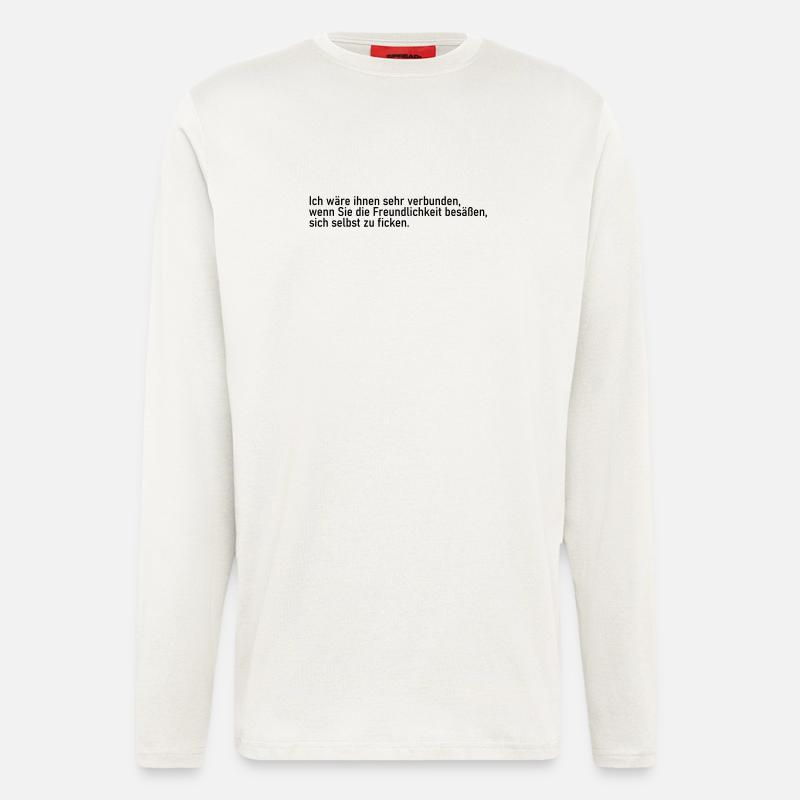 Sehr verbunden  - Langarmshirt - made by SPREAD  - OFF WHITE
