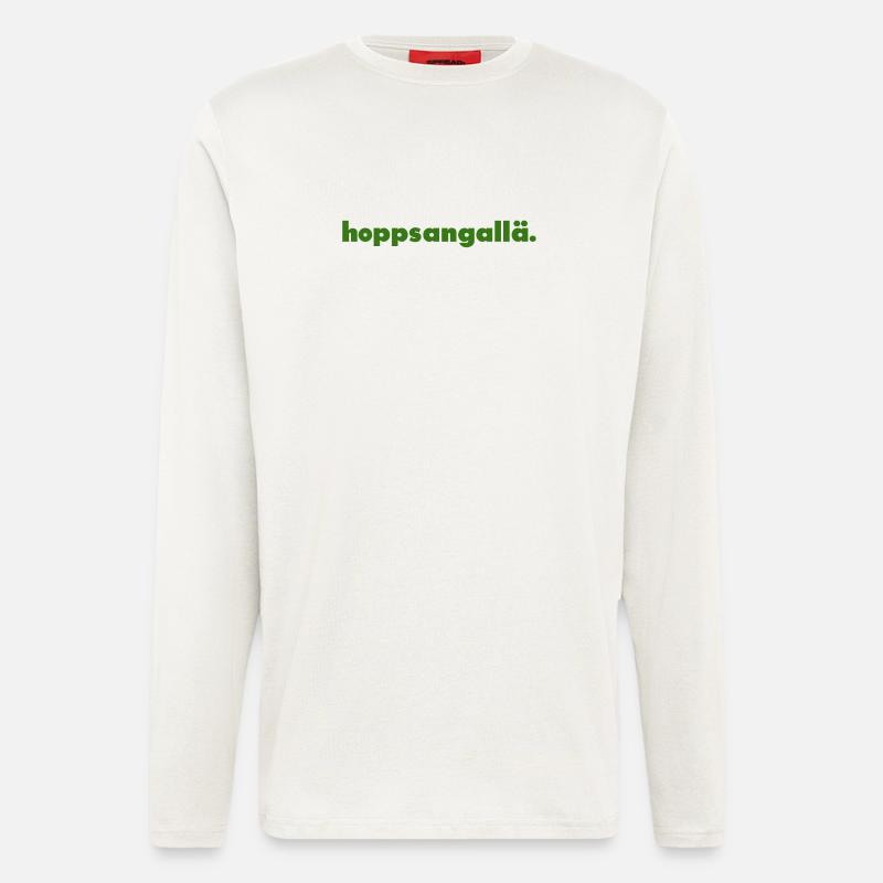hoppsangallä. - Langarmshirt - made by SPREAD  - OFF WHITE