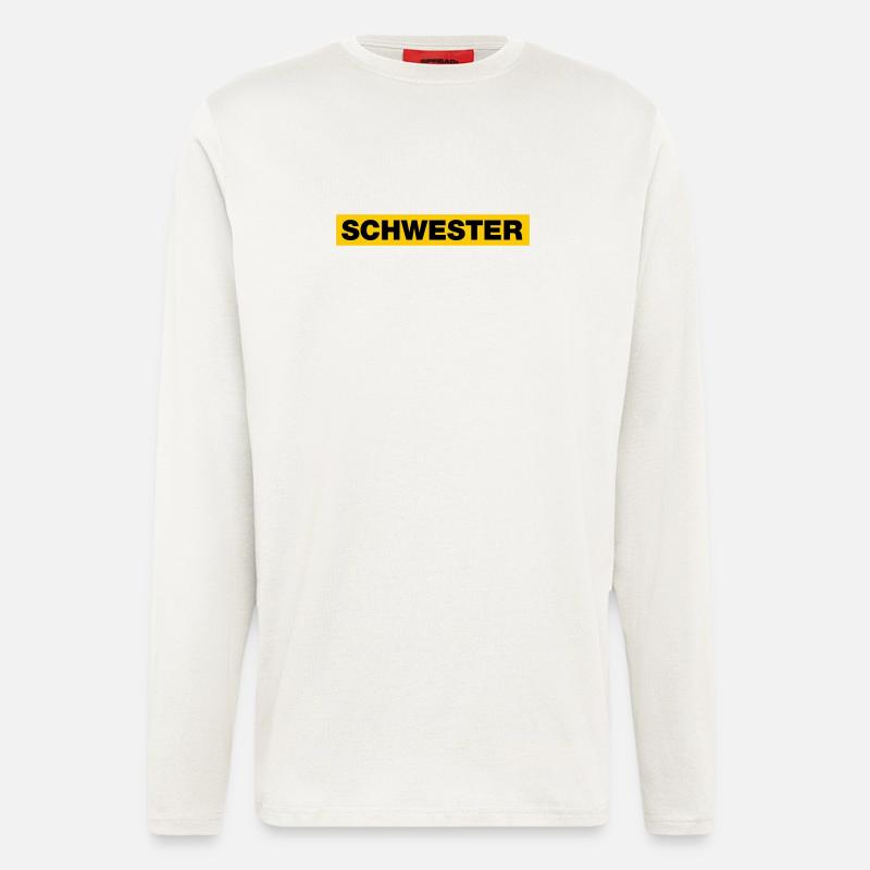 Schwester - Langarmshirt - made by SPREAD - OFF WHITE