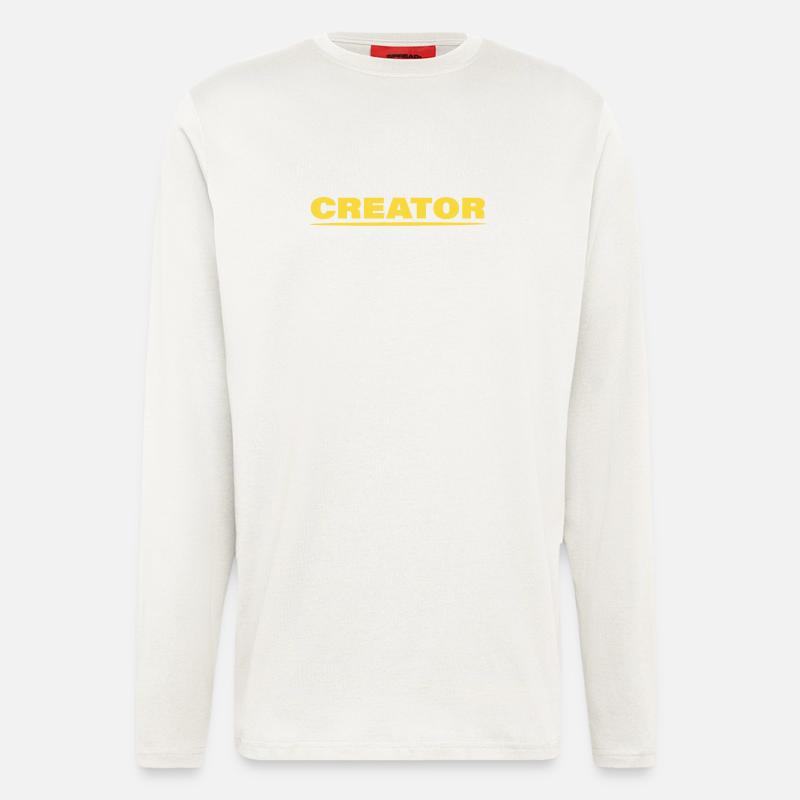 CREATOR - Langarmshirt - made by SPREAD  - OFF WHITE