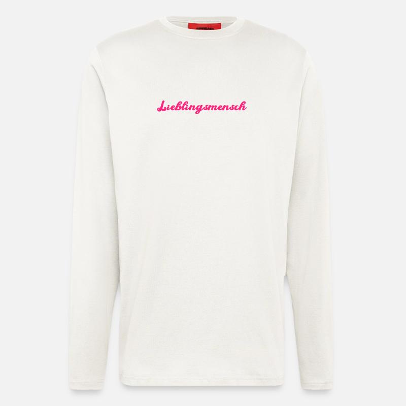 Lieblingsmensch - Langarmshirt - made by SPREAD  - OFF WHITE