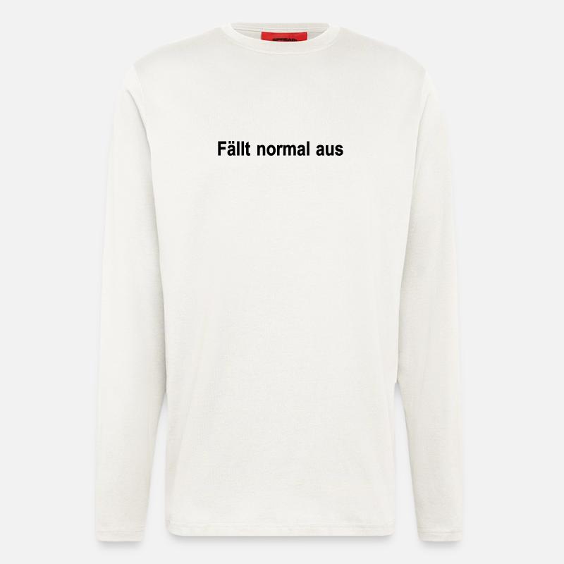 Faellt normal aus - Langarmshirt - made by SPREAD  - OFF WHITE