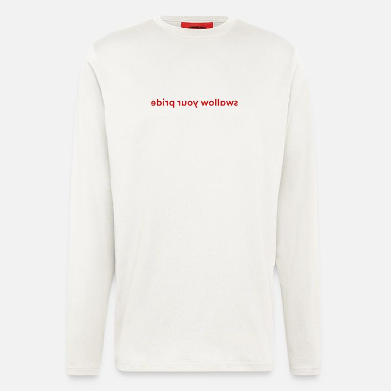 swallow your pride - Langarmshirt - made by SPREAD  - OFF WHITE