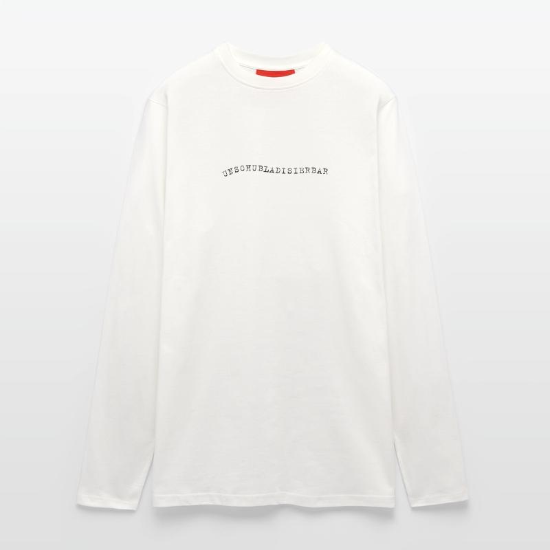 Unschubladisbar – Expression autodérisoire Manches longues bio décontracté fabriqué en UE