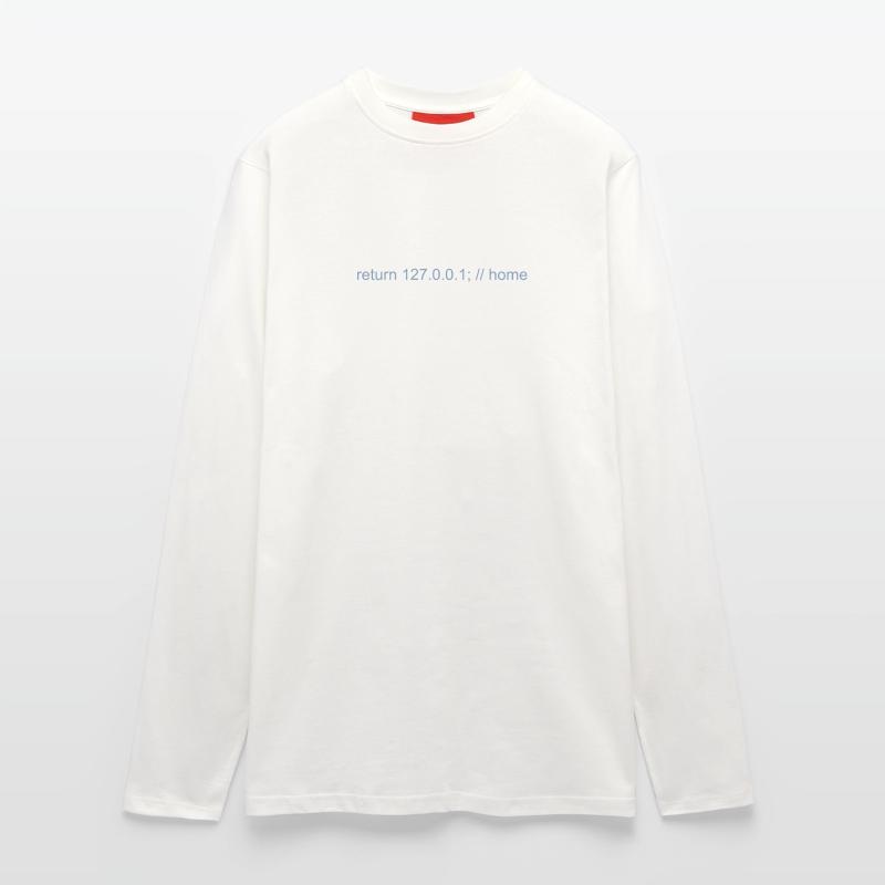 Programmierer Nerd IT Witz Developer Zuhause Langarmshirt - made by SPREAD 