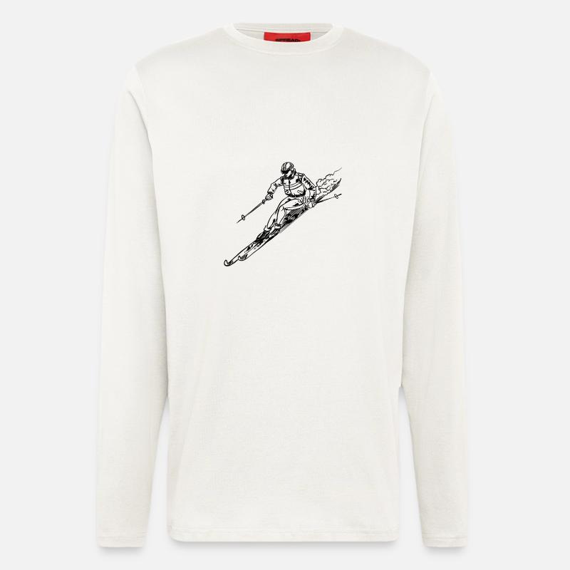 Ski - Langarmshirt - made by SPREAD  - OFF WHITE