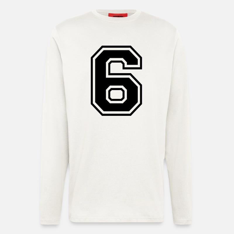 Nummer 6 - Langarmshirt - made by SPREAD  - OFF WHITE