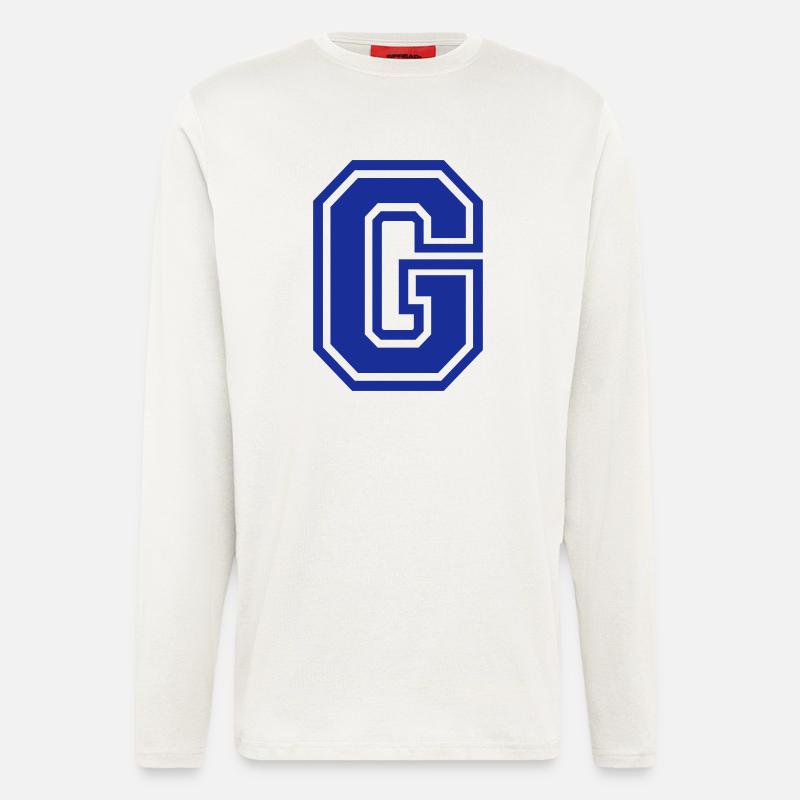 Buchstabe G - Langarmshirt - made by SPREAD  - OFF WHITE