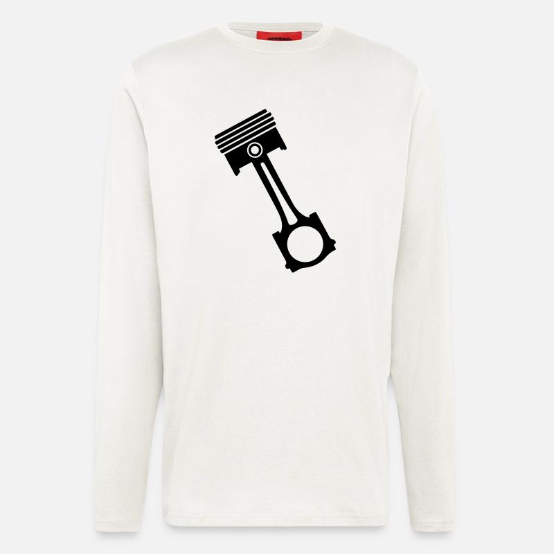 Kolben - Langarmshirt - made by SPREAD - OFF WHITE