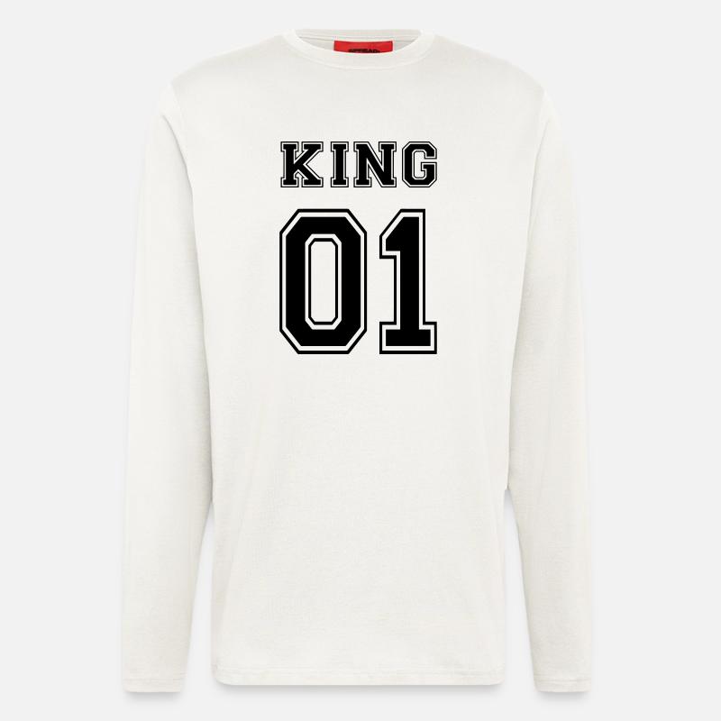 KING - Langarmshirt - made by SPREAD  - OFF WHITE