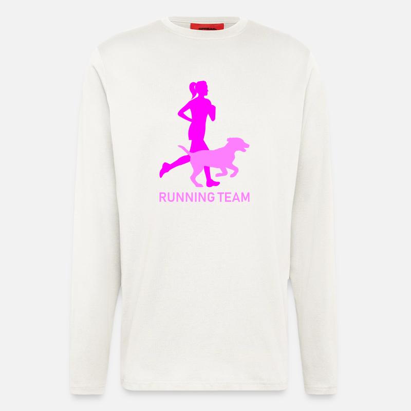 Running team - Langarmshirt - made by SPREAD  - OFF WHITE