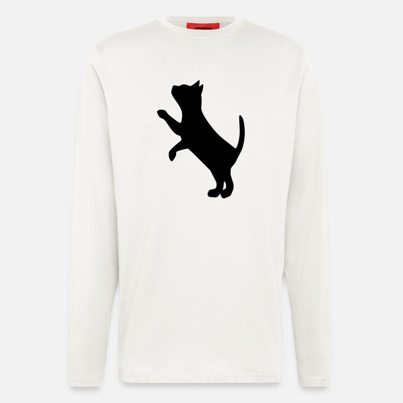 cat2 - Longsleeve - made by SPREAD  - OFF WHITE