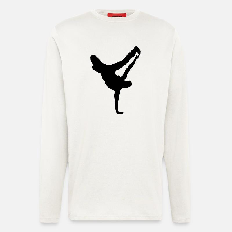 breakdancer_f1 - Langarmshirt - made by SPREAD  - OFF WHITE