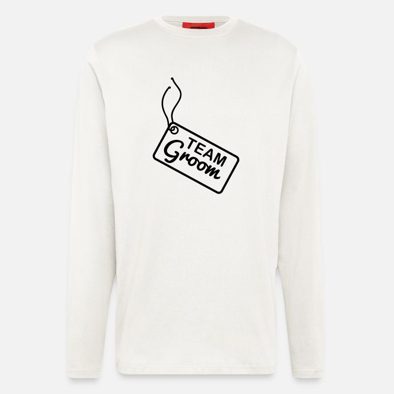 groom_team_shield_f1 - Longsleeve - made by SPREAD  - OFF WHITE