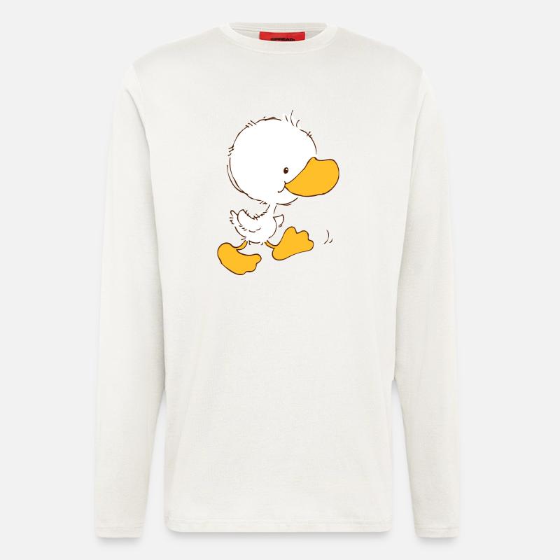 ffWalking Entlein - Langarmshirt - made by SPREAD  - OFF WHITE