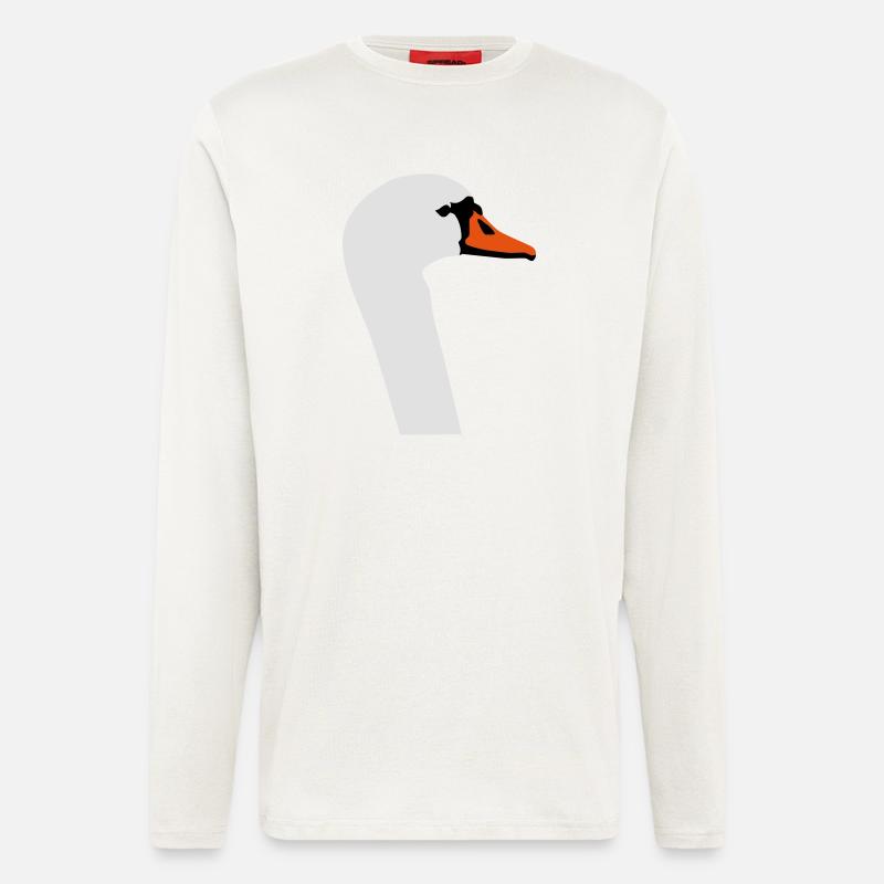 Schwan - Langarmshirt - made by SPREAD  - OFF WHITE