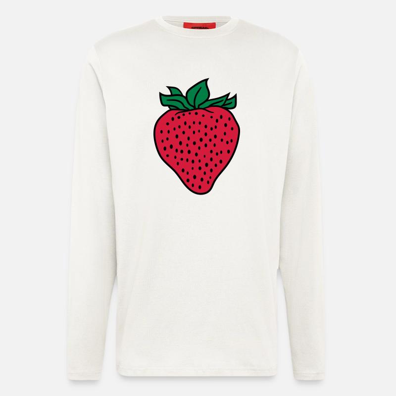 strawberry - Longsleeve - made by SPREAD  - OFF WHITE