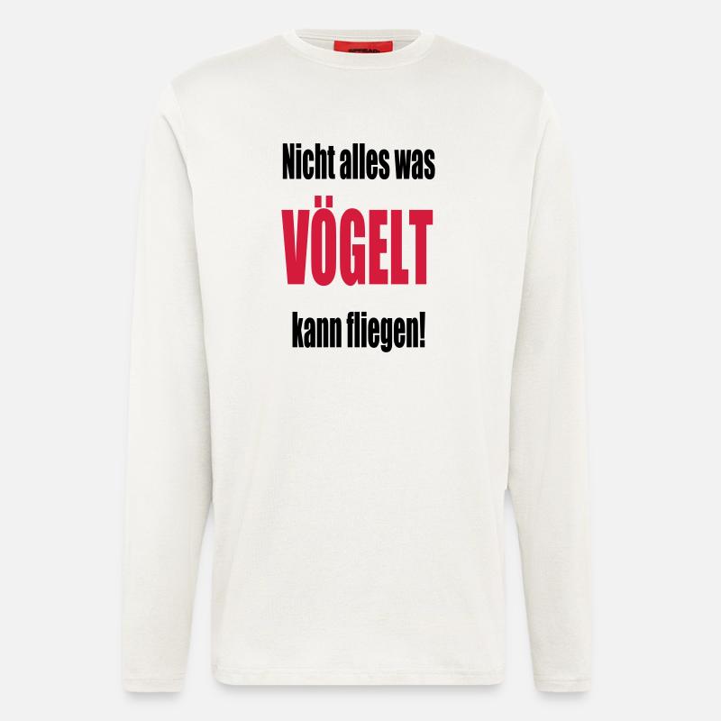 vögeln - Langarmshirt - made by SPREAD  - OFF WHITE