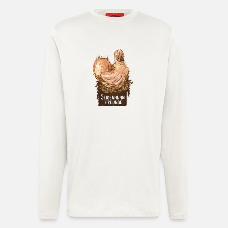seidenhuhn - Langarmshirt - made by SPREAD  - OFF WHITE