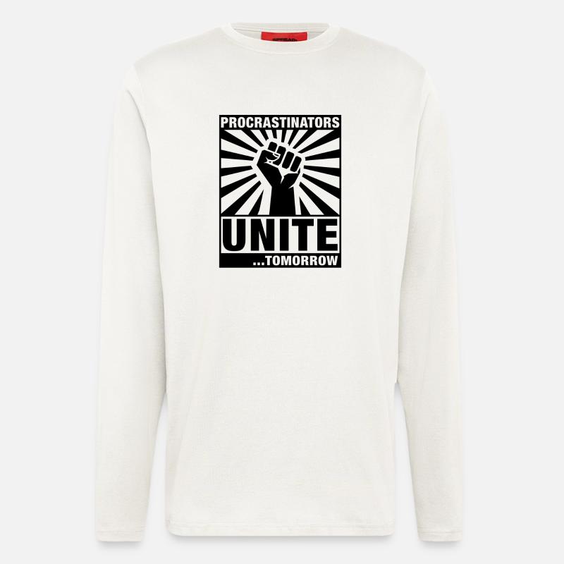 Procrastinators Unite - Longsleeve - made by SPREAD - OFF WHITE