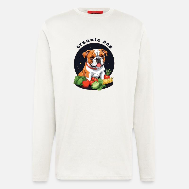 Bio Hund - Langarmshirt - made by SPREAD  - OFF WHITE
