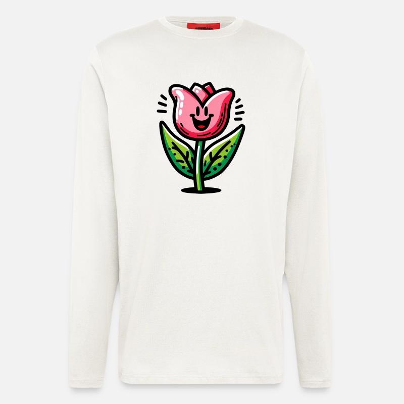 Tulpe - Langarmshirt - made by SPREAD  - OFF WHITE