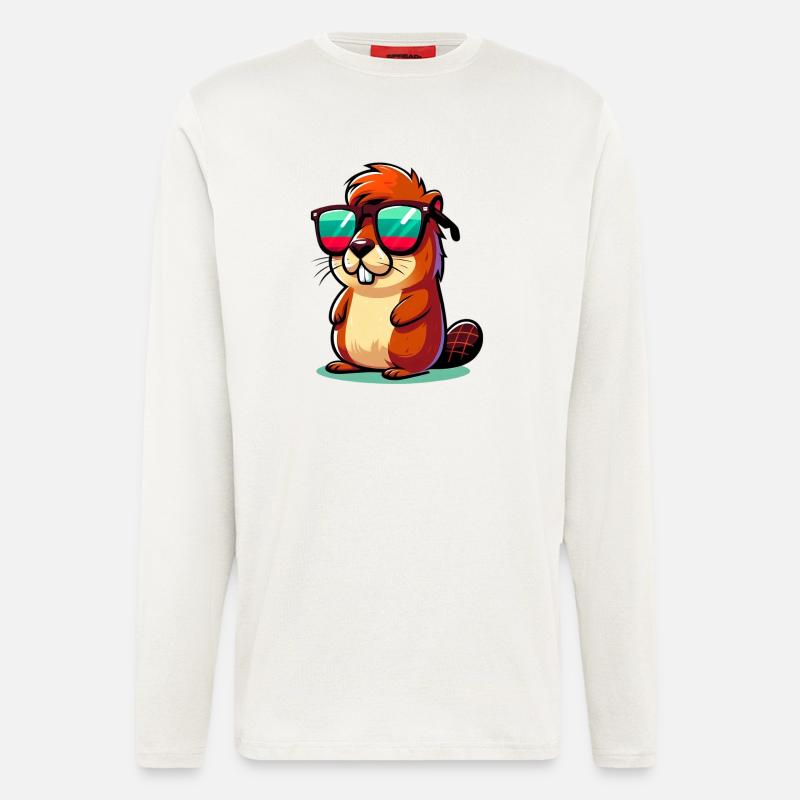 Bieber - Langarmshirt - made by SPREAD  - OFF WHITE