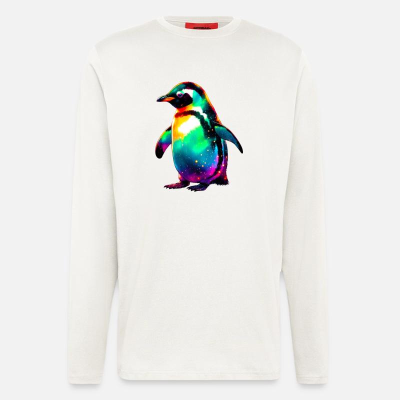 Pinguin - Langarmshirt - made by SPREAD  - OFF WHITE