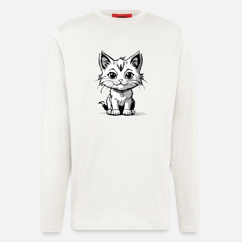 Kittycat - Langarmshirt - made by SPREAD  - OFF WHITE