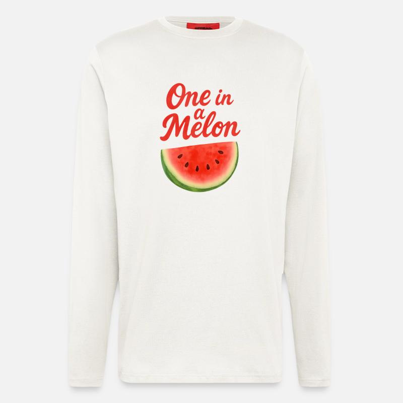 One in a melon - Langarmshirt - made by SPREAD  - OFF WHITE