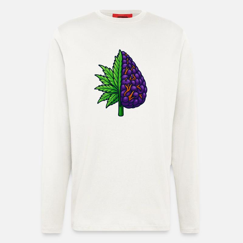 The Half Bud - Langarmshirt - made by SPREAD  - OFF WHITE