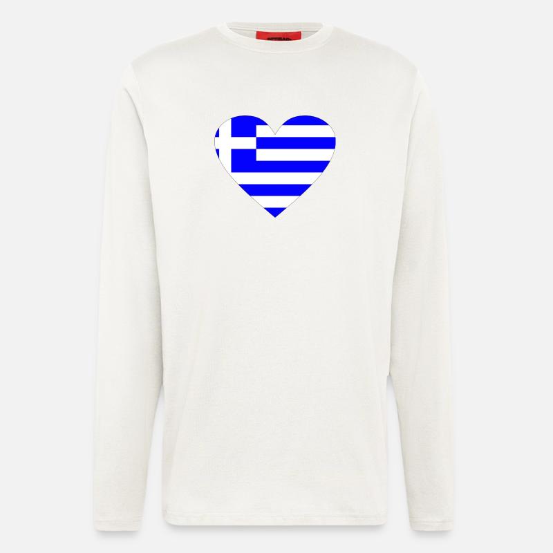 Griechenland - Langarmshirt - made by SPREAD  - OFF WHITE