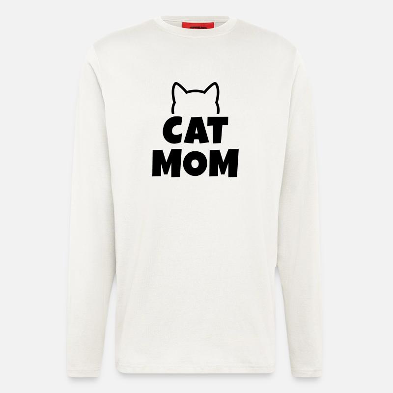 Cat Mom - Langarmshirt - made by SPREAD  - OFF WHITE